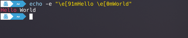 example console command
