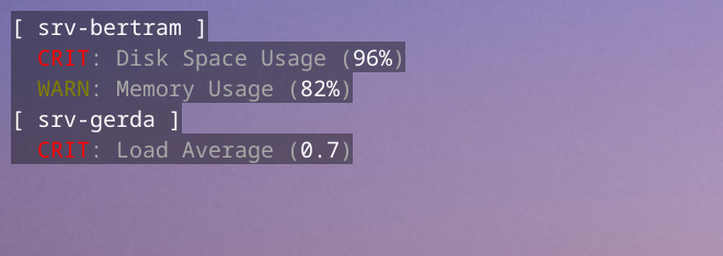 example console command